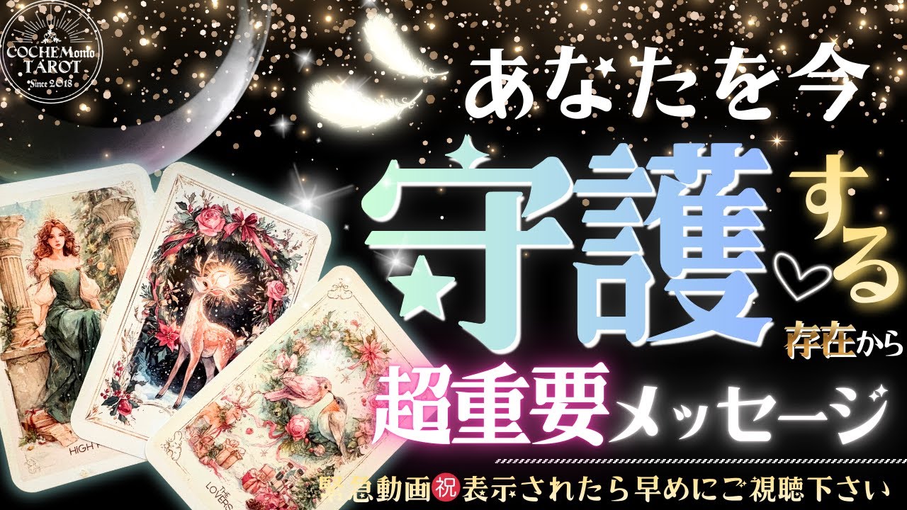 ガチ緊急動画！鳥肌注意❤️あなたを守護する存在から🩷スゴイ結果でした【忖度一切なし♦︎有料鑑定級】
