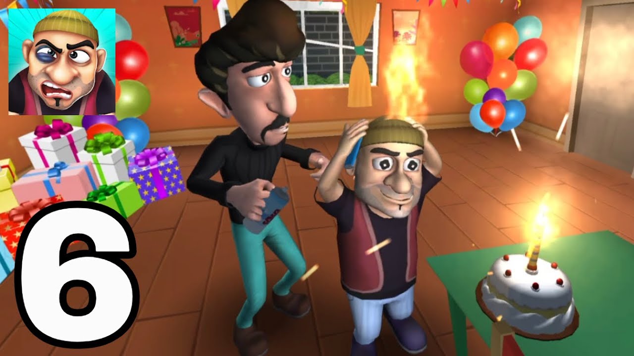 Scary Robber Home Clash Level- 6 Gameplay Walkthrough (Android)