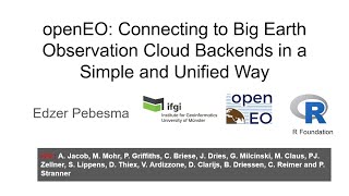 Connecting to Big Earth Observation cloud backends in a simple and unified way with openEO