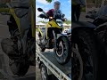 vストローム250SX トラックに積む