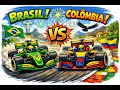 LIGA SUPER FORMULA - DESAFIO BRASIL X COLOMBIA | GP DE JEDDAH | NARRAÇÃO : ANCAP