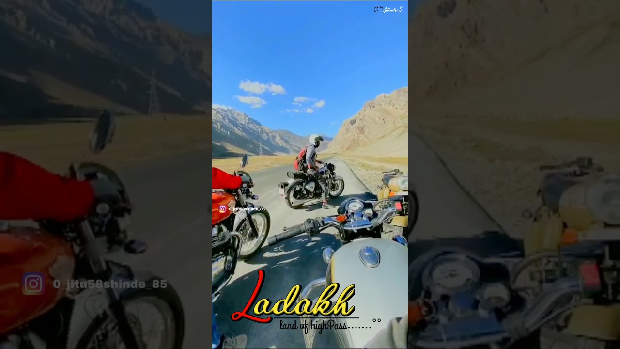 Leh Ladakh Touring Hd Status 2021❤️ ||Royal Enfield|| JitendraS
