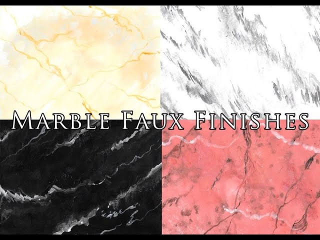 How to Paint Faux Marble, Techniques and Tutorial - Lose Yourself Design  and Lifestyle