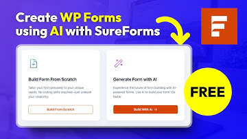 How to create Free WordPress Forms using AI - SureForms Tutorial