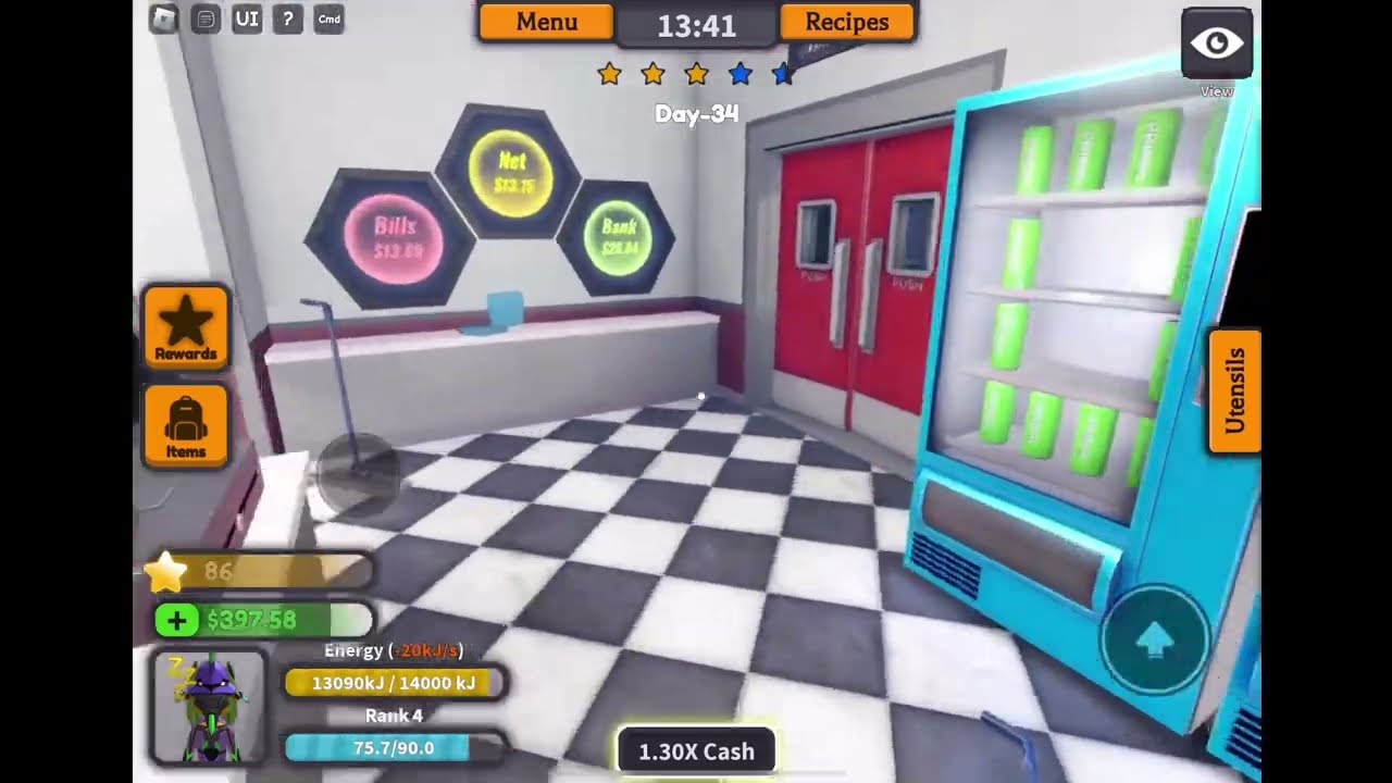 Playing “Generic cooking Game” for the thirteenth time