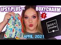 BOXYCHARM vs IPSY GLAM BAG PLUS | APRIL 2021 | Unboxing & Comparison!