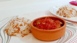 Kiremitte Soslu Köfte