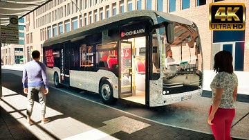 The Bus Hamburg City DLC | Line 7 | 4K Ultra HD | GAMEPLAY !