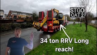 Moving a 34 tonne Long reach RRV!
