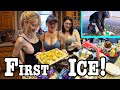 ICE FISHING Early ICE For a TASTY Catch And COOK!!! (Multi-Species Cook!!)