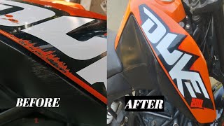 Duke 200 modification| Duke 200 modified| Duke 200 painting| KTM| Sai Remella|