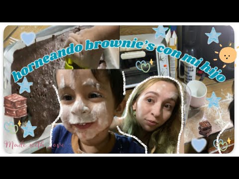 horneando con mi hijo vlog 👦🏻👩❤❤