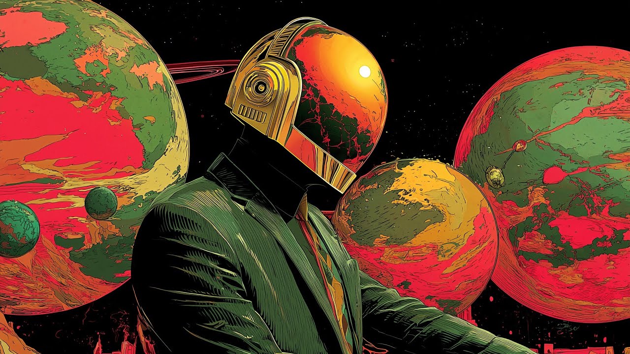 Daft Punk Inspired "Neon Cartography" 🚀✨ | Synthwave, Chillwave, Nu Disco, Electronic Mix