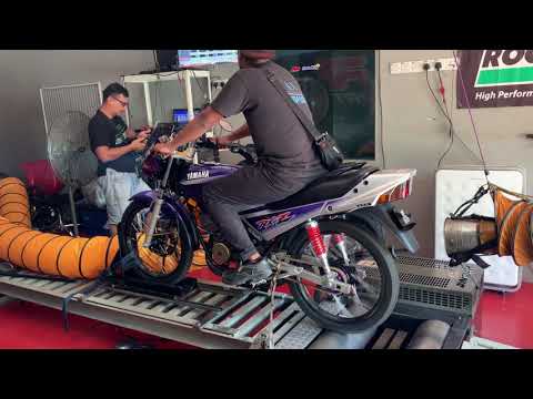 Rxz 39hp on dyno !!