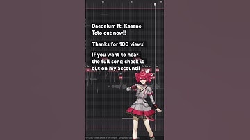 Kasane Teto on Daedalum. OUT NOW!! My new vocaloid song is on YouTube! #teto #synthv #vocaloid