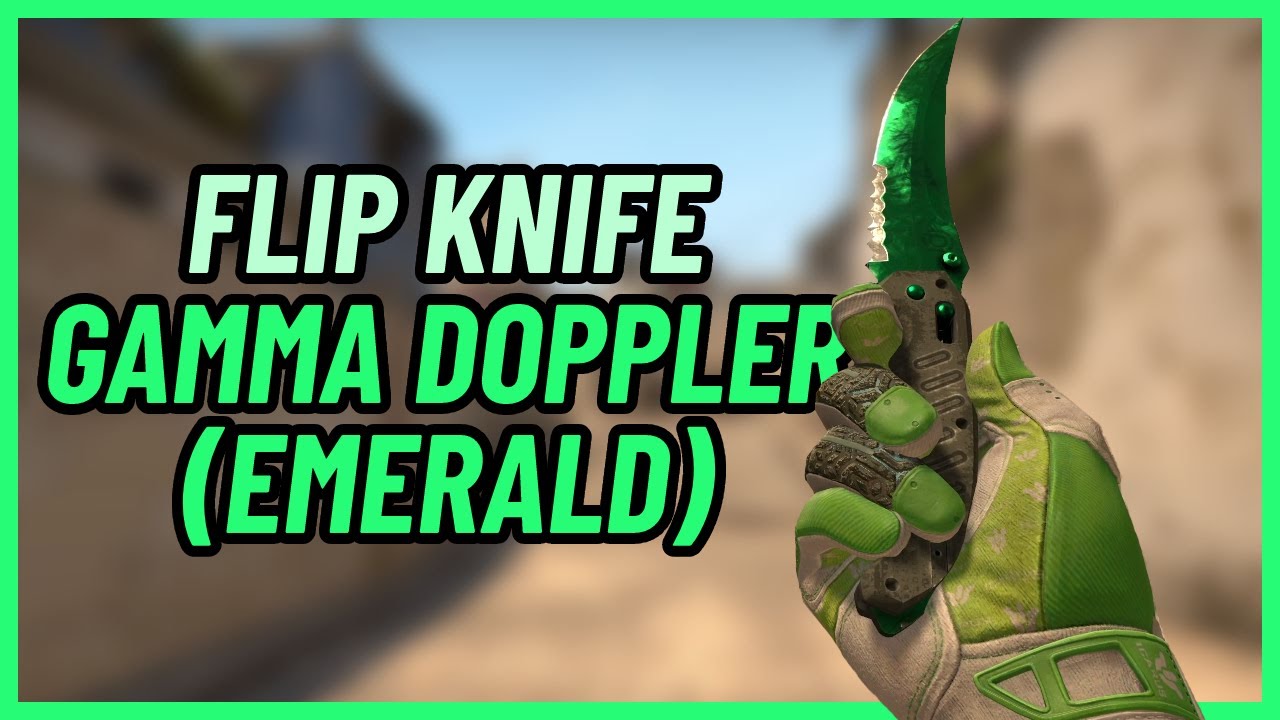 Flip Knife Gamma Doppler (Emerald) CSGO Knife Showcase YouTube