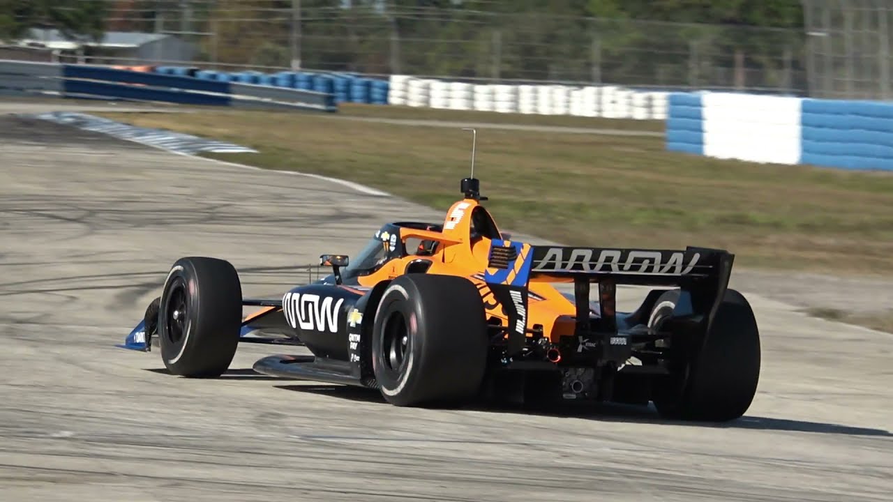Vandoorne/Aitken/De Vries/Ilott Indycar Test at Sebring