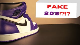 Are My Air Jordan 1 Court Purple 2.0's Real????