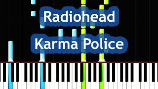 Radiohead - Karma Police Piano Tutorial screenshot 4