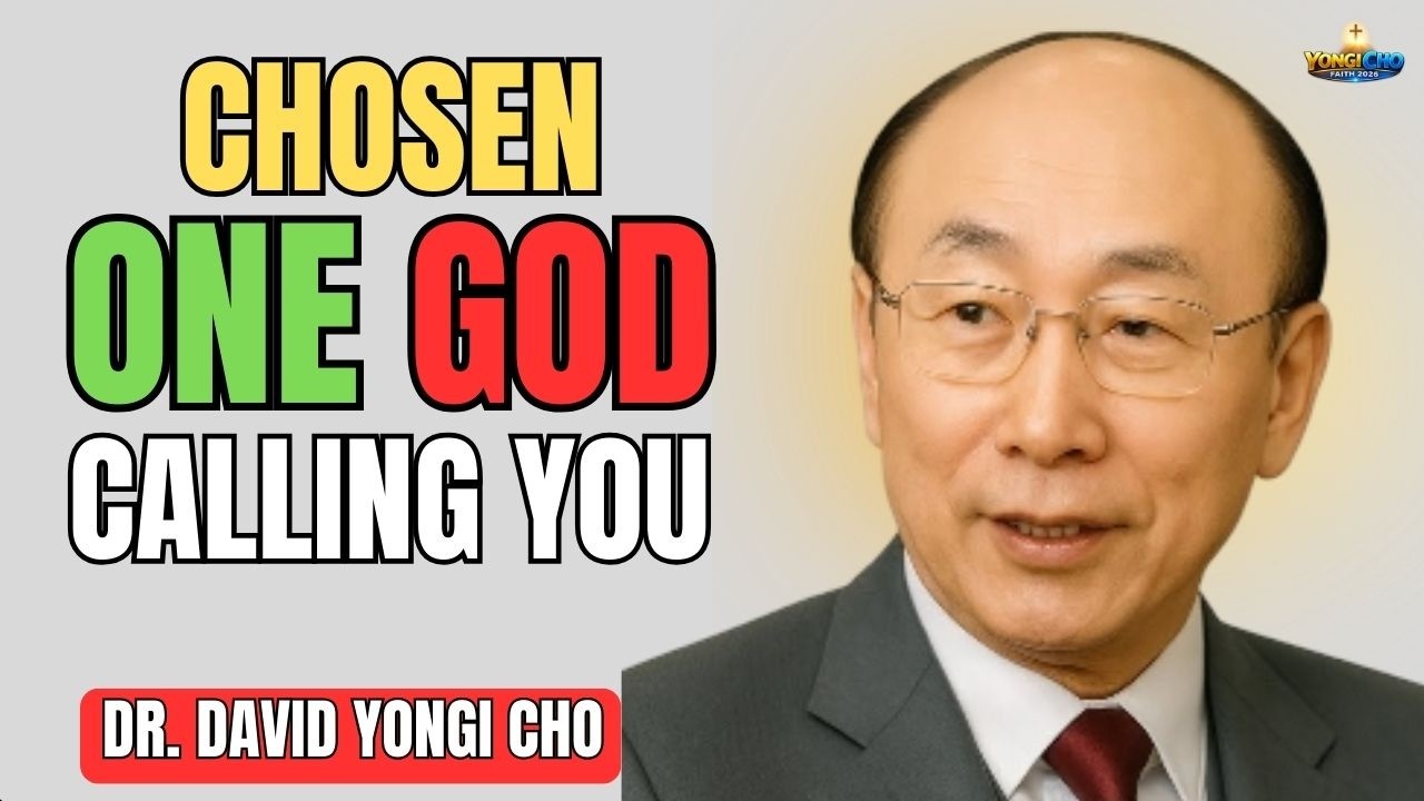 Chosen One: God Is Urgently Trying to Reach You — Watch This Alone | Dr David Yonggi Cho Motivation🔥