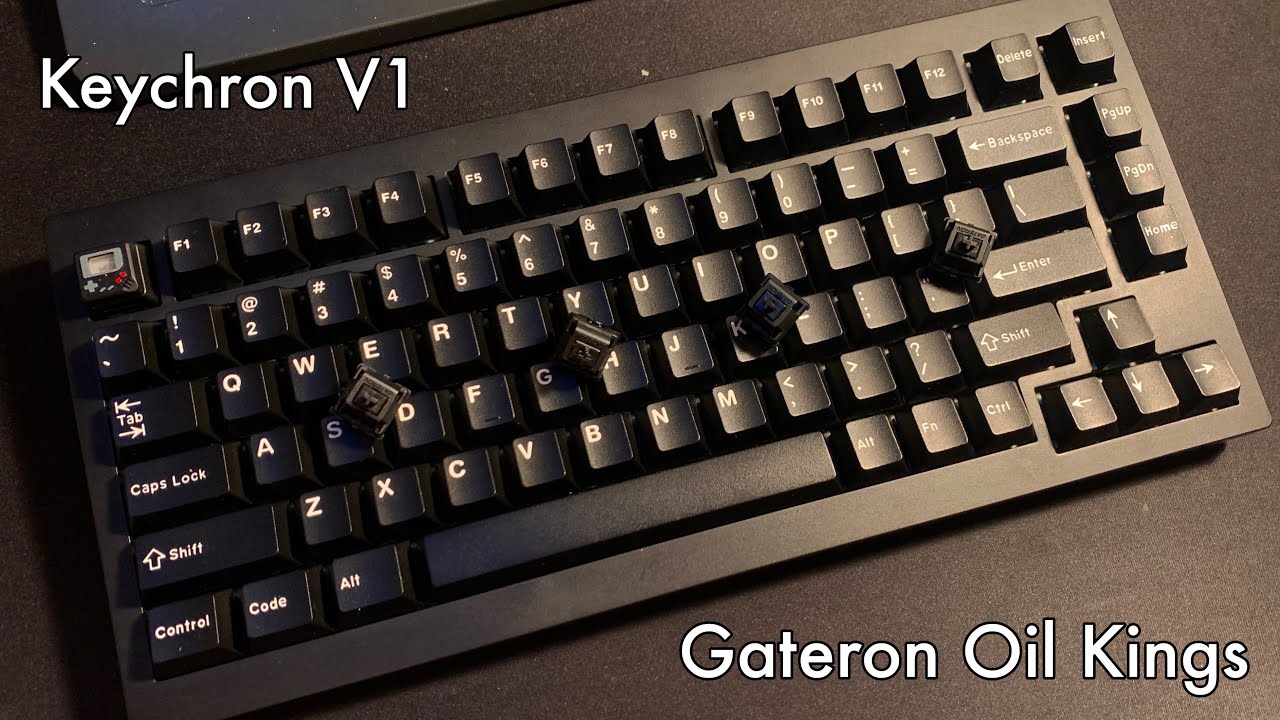 Keychron V1 + Gateron Oil Kings Soundtest YouTube