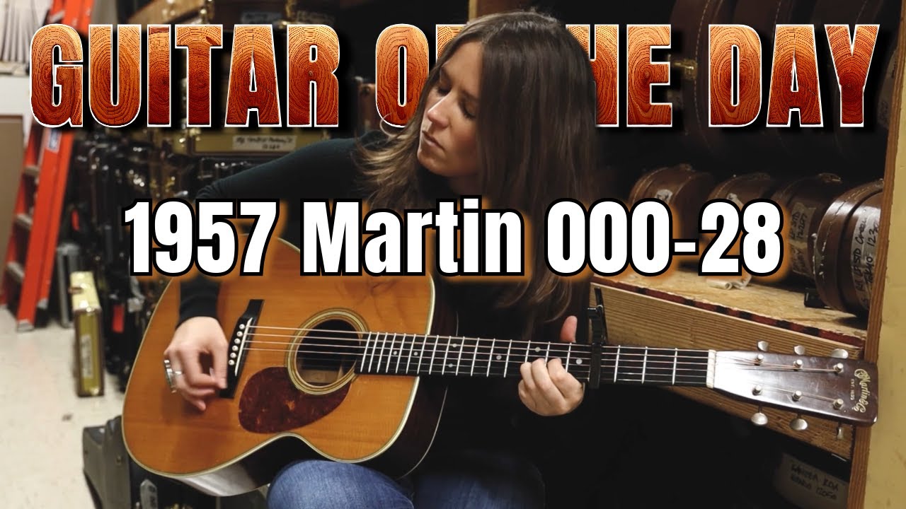 1957 Martin 000-28 | Guitar of the Day - Angela Petrilli - YouTube