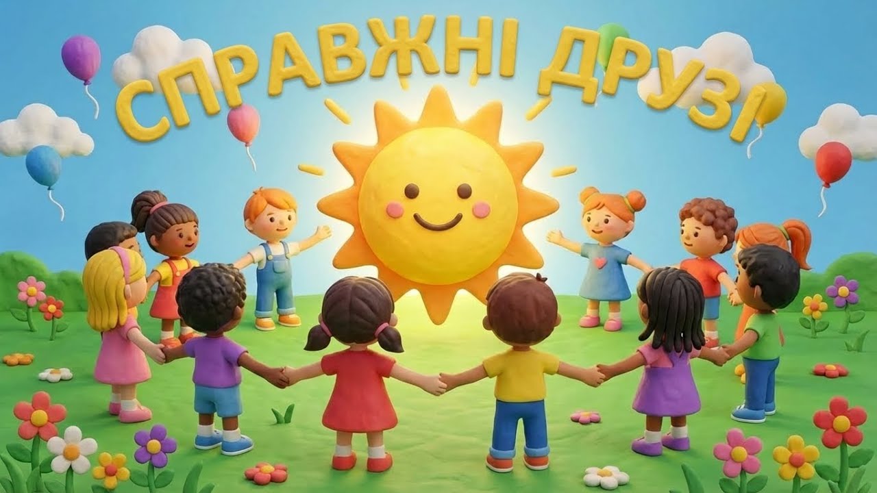 Справжні друзі 🤝 Весела пісня про дружбу для дітей | ROOMinROOM