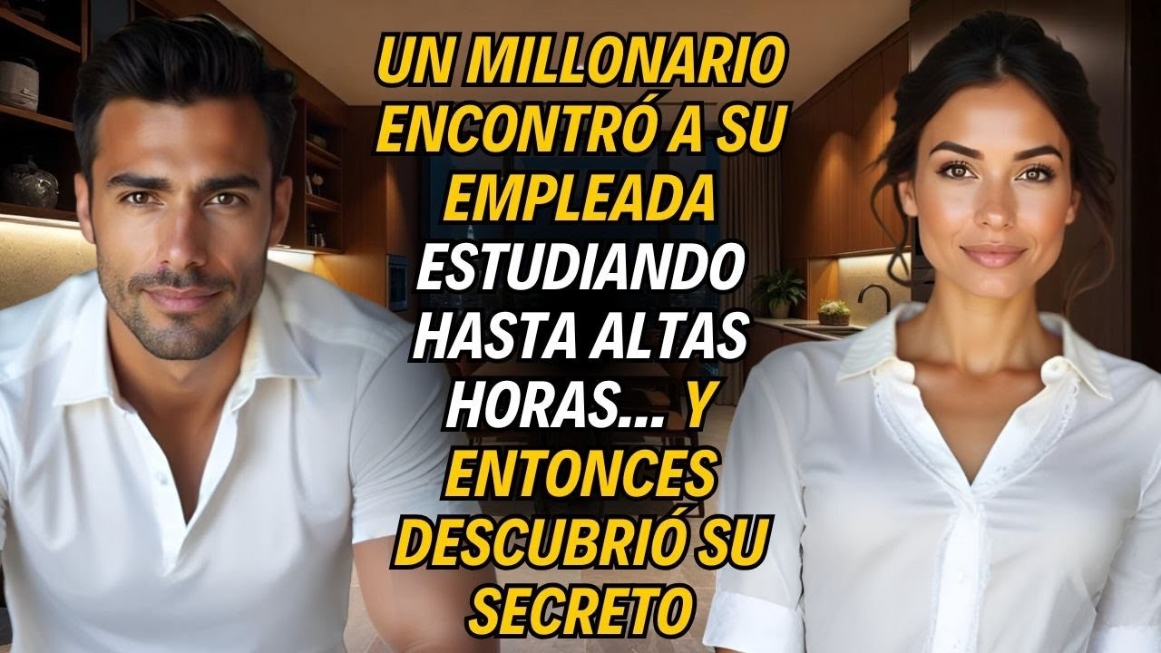 Un Millonario Encontró A Su Empleada Estudiando Hasta Altas Horas... Y Entonces Descubrió Su Secreto
