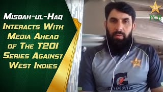 Misbah-ul-Haq Interacts With Media Ahead Of The T20I Series Against West Indies | PCB | MA2E