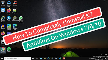 How To Completely Uninstall K7 AntiVirus On Windows 7/8/10