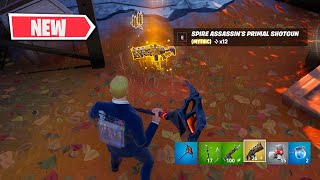 How to Get Mythic Spire Assassins Primal Shotgun Location - Fortnite  Season 6 Mythic Weapon