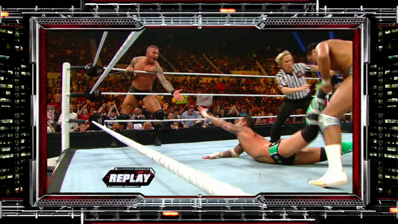 Raw - CM Punk & Randy Orton vs. The Miz & Alberto Del Rio - YouTube