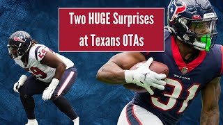 Texans Get Two HUGE Surprises at OTAs While WR and CB Competition Gets Underway