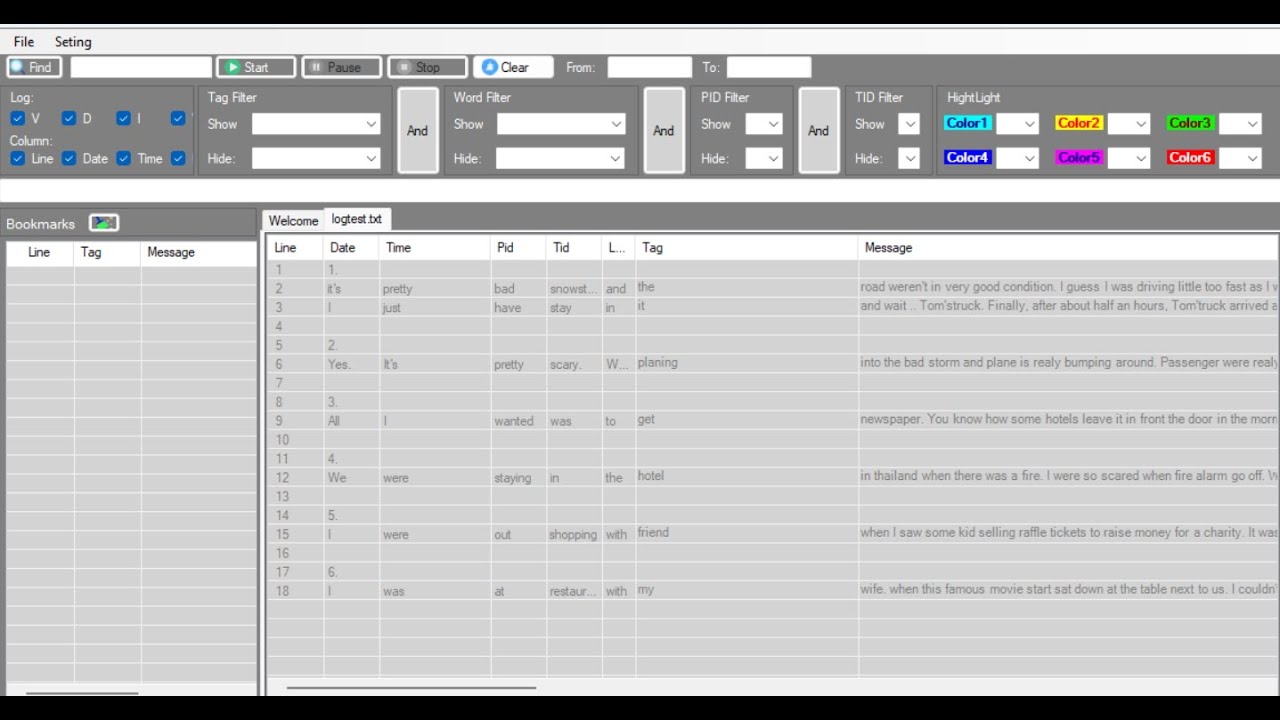 Android Log Debug tool - YouTube
