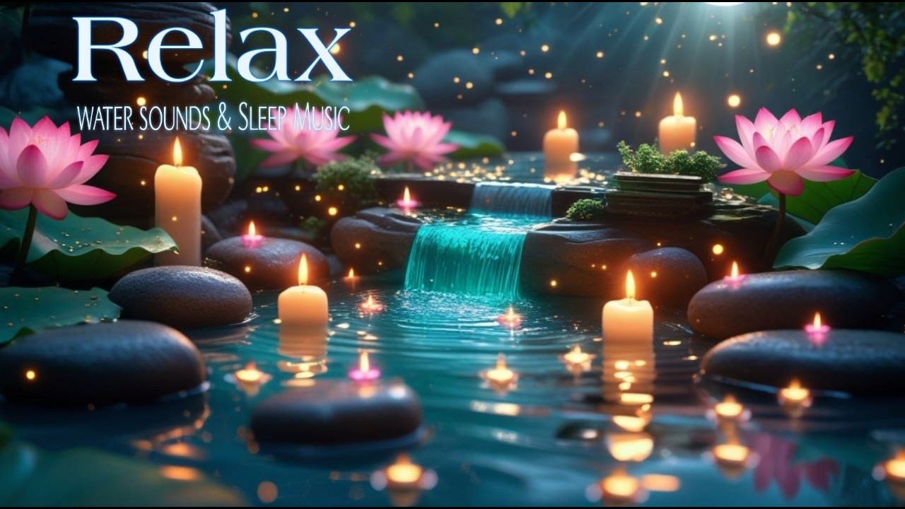 Insomnia Relief: Water Sounds & Sleep Music • Fall Asleep Immediately  Anxiety And Depressive States