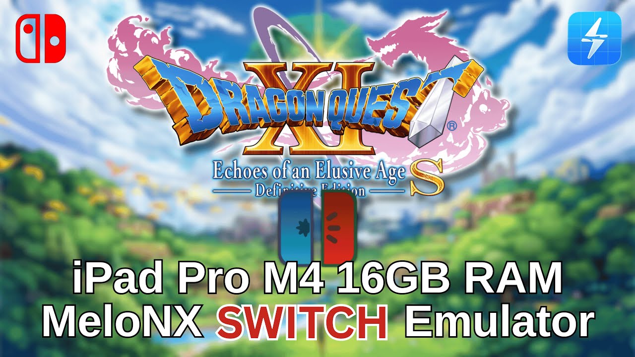 Dragon Quest 11: Echoes of an Elusive Age - iPad Pro M4, iOS Switch Emulator (MeloNX 2.3 beta2)