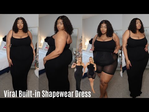 Viral  Built-in Shapewear Maxi Dress, YES Its Worth The Money!  TikTok Viral Dress