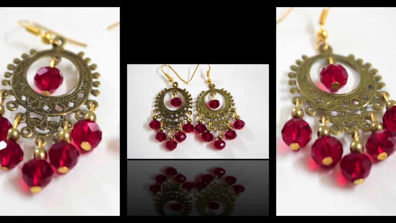 How to make Antique Earrings | DIY | How To Make Antique Jewelry | Nelufa Crafts |