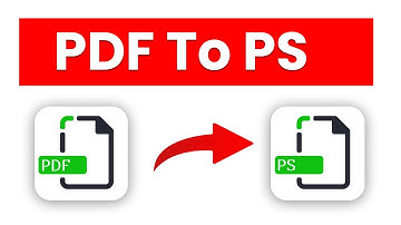 Convert PDF to PS | Free Online PDF to PostScript Converter Tutorial