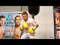 CANELO &amp; EDDY SHOW HOW TO PERFECT YOUR DEFENSE, HEAD &amp; WAIST MOVEMENT &amp; HOW TO STICK &amp; MOVE