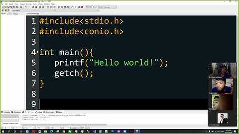 Hello World in C Speak Khmer