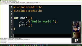 Hello World in C Speak Khmer