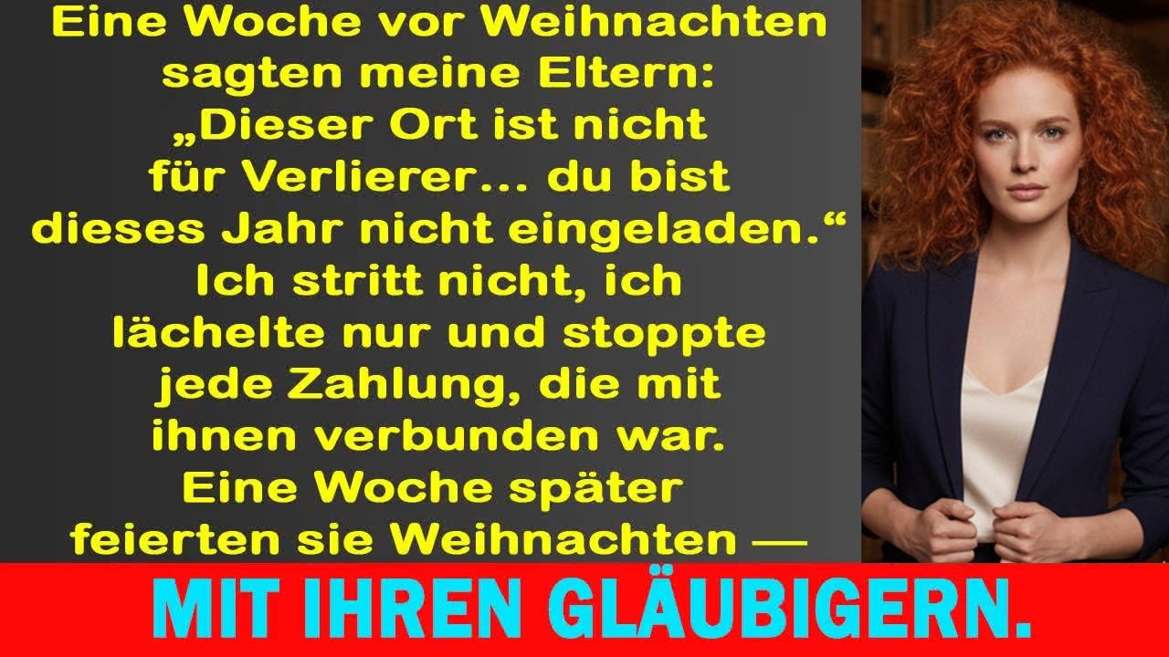 Meine Familie sagte: „Du gehörst nicht dazu“ – also verbrachte ich Weihnachten allein