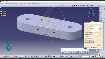 Title: CATIA V5 Wedge Block Design | 3D CAD Design Tutorial for Engineers & Students