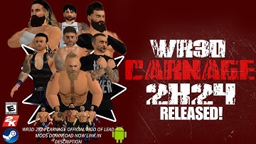 WR3D 2K24 CARNAGE BY LEAD RELEASED! (WITH ALL NEW FEATURES) For Android & PC