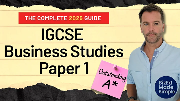IGCSE Business Studies Paper 1 – Everything You Need to get an A*