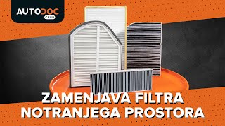 Vgradnja Filter notranjega prostora : brezplačne video