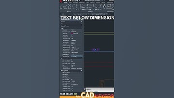 TEXT BELOW  #37 | AutoCAD tutorial for beginners | AutoCAD basics