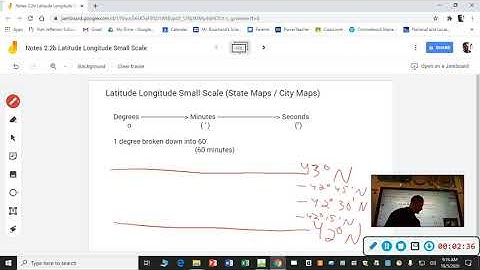 Earth Science Notes 2-2b Small Scale Latitude Longitude