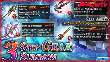 3 Step Gear Summon - THE ALCHEMIST CODE #17